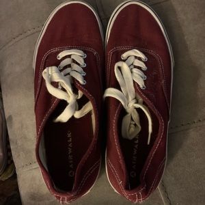 Airwalk maroon sneakers size 8